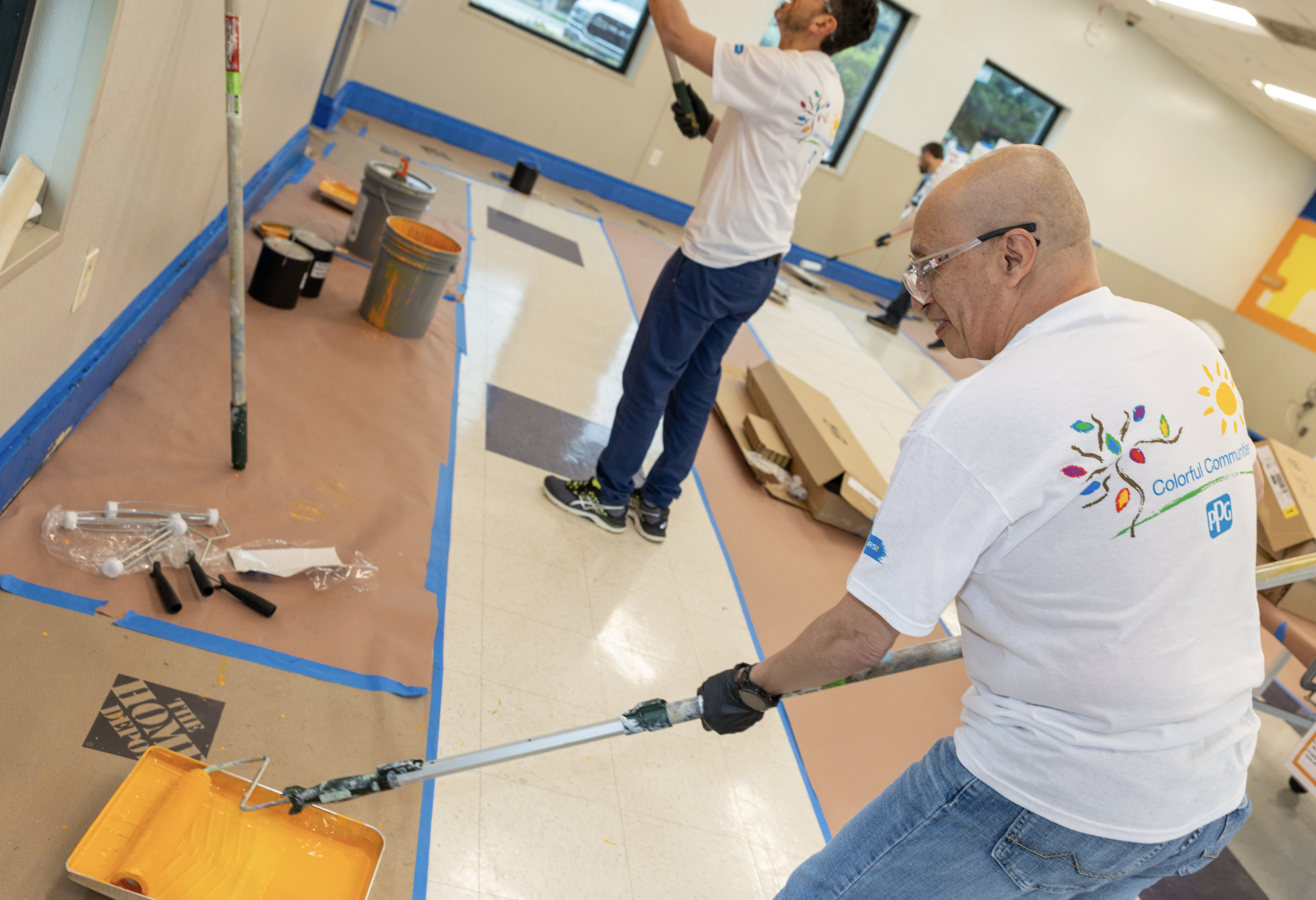 PPG Boys and Girls Club Colorful Communities 2025 Group Painting